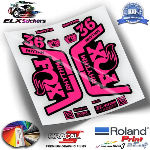 Fluor gabelaufkleber fox - fluor,