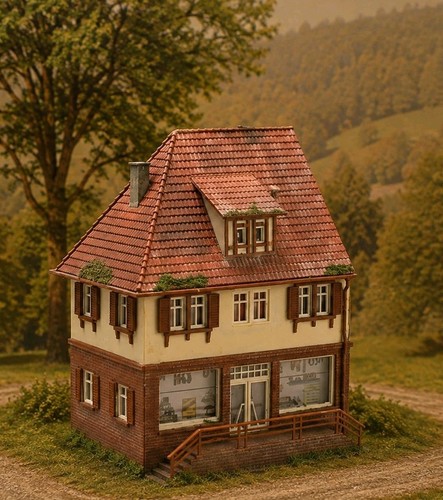 Diorama altstadt wohnhaus - diorama,