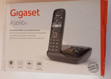 Gigaset AS690A Analog Telefon mit Anrufbeantworter - Schwarz
