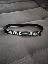 Calvin Klein, Gürtel, Textil, Schwarz, Gr. S/M