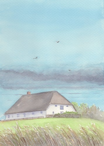 Original aquarell - original,