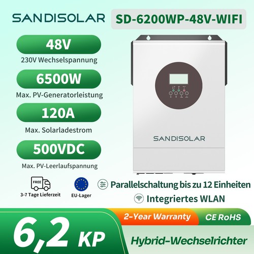 2kw 48v 6200w hybrid - 6.2kw,
