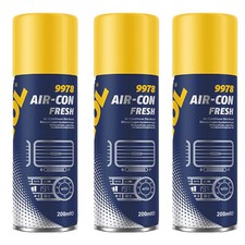 3x200 ml MANNOL Air Con Fresh Klimaanlagen Desinfektion Reiniger Aircon 9978