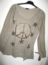 Your & Self Shirt Bildhübsch GR L 40 42 Langarm Glitzer Mode Look im Top Zustand