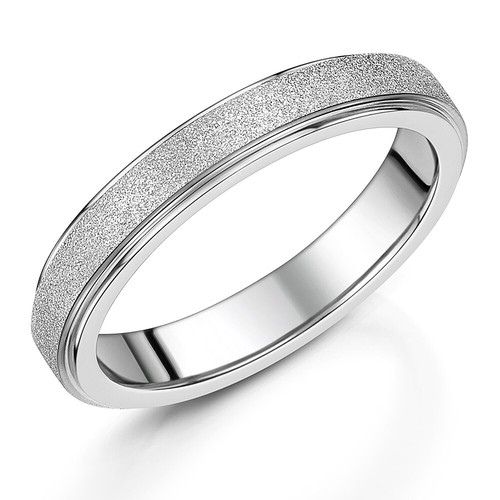 Damen 4mm kobalt hochzeit - 4mm,