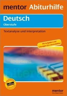 Mentor abiturhilfe deutsch - abiturhilfe:,