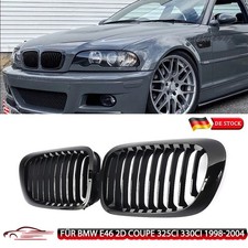 Für BMW E46 2D Coupe 325Ci 330Ci 98-04 Einzelsteg Frontgrill Stil M Kühlergrill