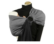 Didymos Babytrage Tragetuch Tragesack  DidySling, anthrazit, grau 3499 180 cm