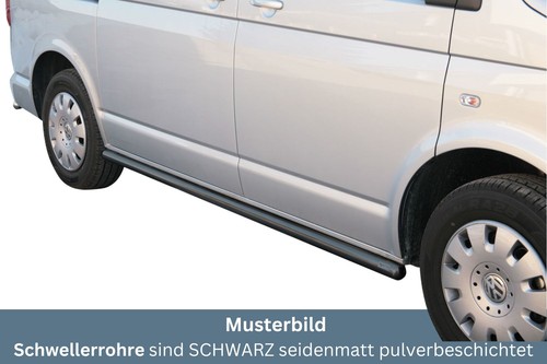 Schwellerrohre schwarz ohne - schwarz,
