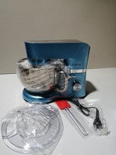 Küchenmaschine, POWWA 6,2 L Rührmaschine Knetmaschine, 6+1 Geschwindigkeit Teig