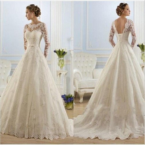 Langarm brautkleid - langarm,