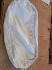 Prada Große Kosmetik Tasche Weiß Lack Gebraucht