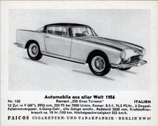 109/23 SAMMELBILD AUTO OLDTIMER  ITALIEN FERRARI 250 GRAN TURISMO