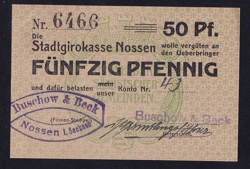 Nossen pfennig - pfennig, o.d.