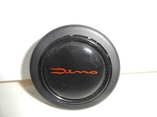 raid HUPENKNOPF mit Schrift Dino rot für alle HOLZ und LEDERLENKRÄDER - (826.3)