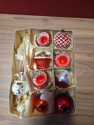 Ddr christbaumkugeln glas - christbaumkugeln,