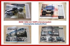 BMW 120d mit 163PS Literaturpaket - 5 komplette Zeitschriften