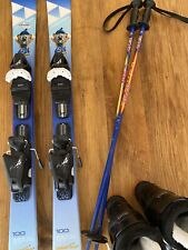 Kinder, Ski Set 100cm, Schuhe 34, mit Stöcke, gebraucht Inkl. Bindung