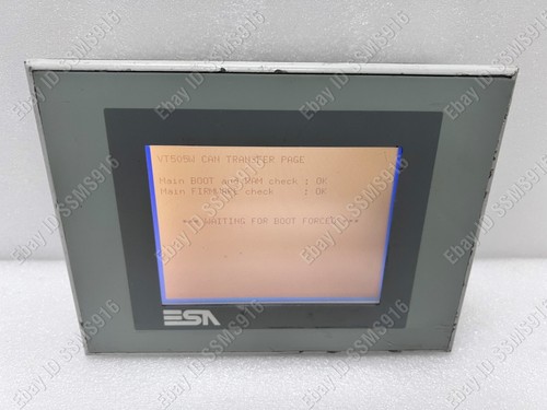 Esa vt505w operator interface - vt505w,