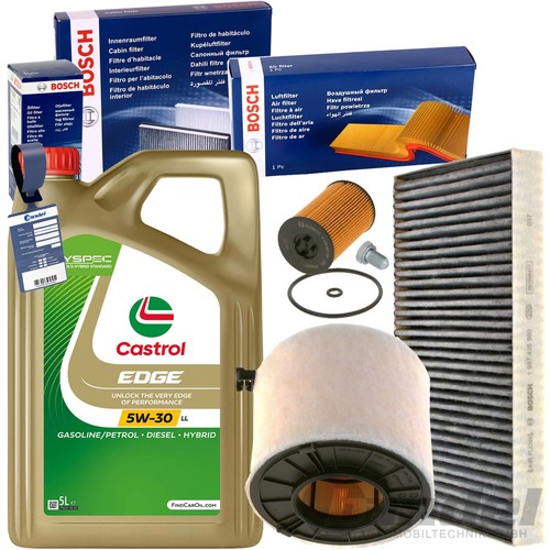 Bosch filterset castrol 5w30 - bosch, filterset+castrol