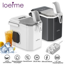 Neu Eiswürfelmaschine 1,2L – 12kg/24h Schnell & Leise Icemaker für den Sommer