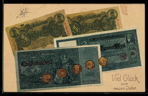 Präge reichsmark scheine - präge-ak,