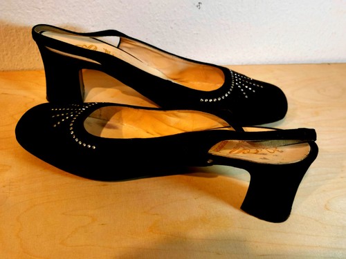 Slingpumps vintage wildleder - slingpumps,
