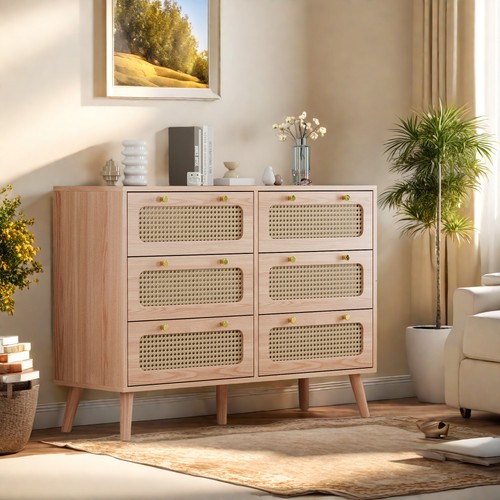 Kommode rattan schrank mit - kommode-rattan,schrank, 6