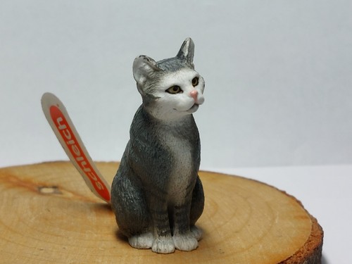 Schleich katze sitzend 13771 - schleich,