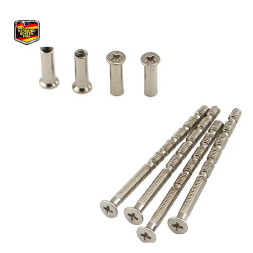 Verbindungsschrauben nickel - m4,