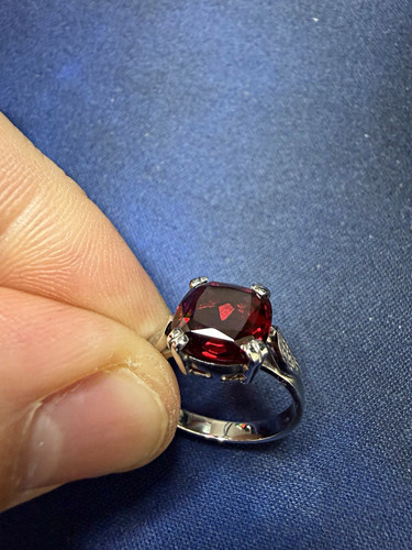 585er weißgold ring - weißgold, mit