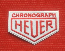TAG CHRONOGRAPH HEUER F1 Sportuhr Tennis Schild Abzeichen Bügelbild Aufnäher Patch