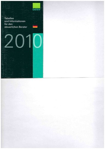 Datev tabellen und - tabellen,