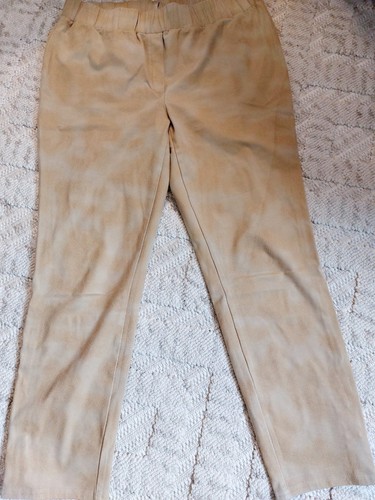 Lederimitathose hellbeige von - lederimitathose,