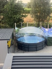 Exit StonePool Schwimmbecken Komplett-Set 450 x 122cm mit Sandfilter (ohne Dach)