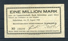 Schwiebus 1 Million Mark