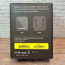 Sonicake QWM-10 - Wireless Microphone System - Digital 2.4 GHz - mit OVP