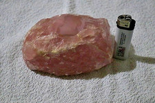 Teelicht Rosenquarz Edelstein Natur ca. g von Bärbel Drexel