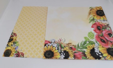 Scrapbooking 13 Bogen Bastel Hintergrundpapier Blumen 15,24 cm = 6 inch (S2