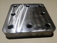 Anschweißplatte für Flanschzugöse  Anhänger, Güllefass, Zuggabel, K 80  