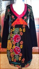 Desigual Damen Kleid Langarm