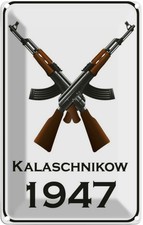 Blechschild 18x12 cm Gewehr