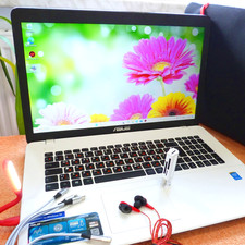 XXL SET Asus F751 VivoBook ICECOOL 17 Zoll SSD Windows 11 PRO l 8GB RAM NEU HDMI