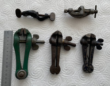 Alter, kleiner Schraubstock, Handschraubstock, Feilkloben - 5Stk. Altes Werkzeug