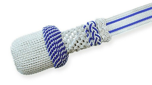 Silber portepee mit blau - portepee,