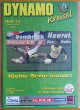 Dynamo Kreisel - Dynamo Dresden - FC Hansa Rostock/A. - 1997/98