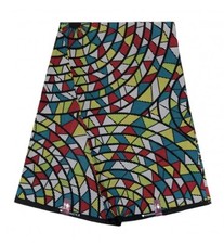 Bunte Afrikanische Baumwolle Stoff. 1Meter