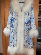 Best. Mantel, Pennylane, Suzani, US 12, 40/42 neuw., Curlylamm, Maße s. Angebot