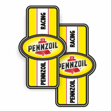 2x Pennzoil Aufkleber 10x5cm KULT Sticker Oldtimer Auto Ratte Oldschool Öl USA