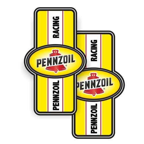 Pennzoil aufkleber 10x5cm - pennzoil,